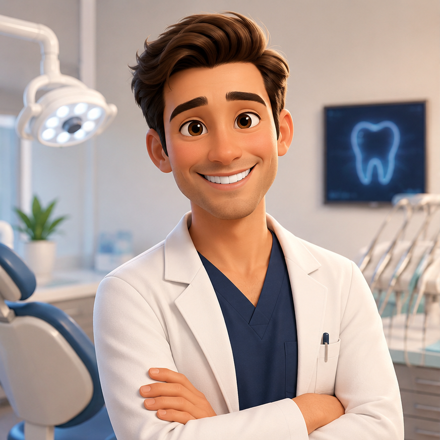 Stock portrait — Dr. Nitin Parate at Denart Dental Clinic